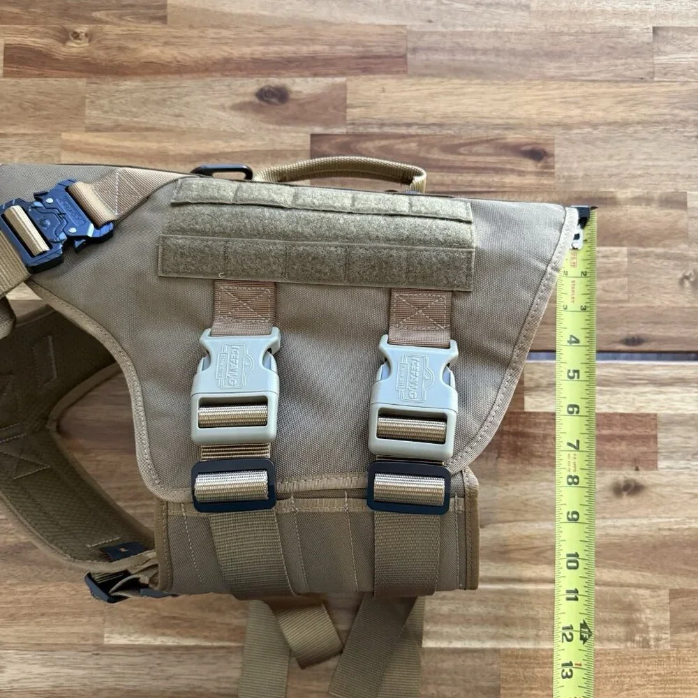 ICEFANG Tactical Dog Operation Harness Buckle,Dog Molle Vest Handle Size XL NWOT